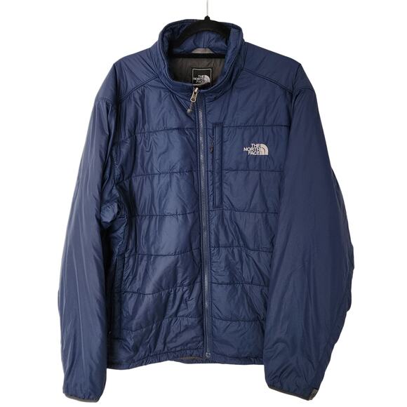 The North Face Men's Primaloft Insulated Lightweight Blue Puffer Jacket - Picture 1 of 8